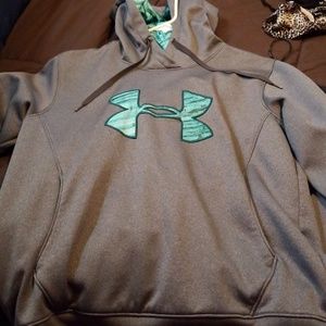 Grey Under Armour hoodie